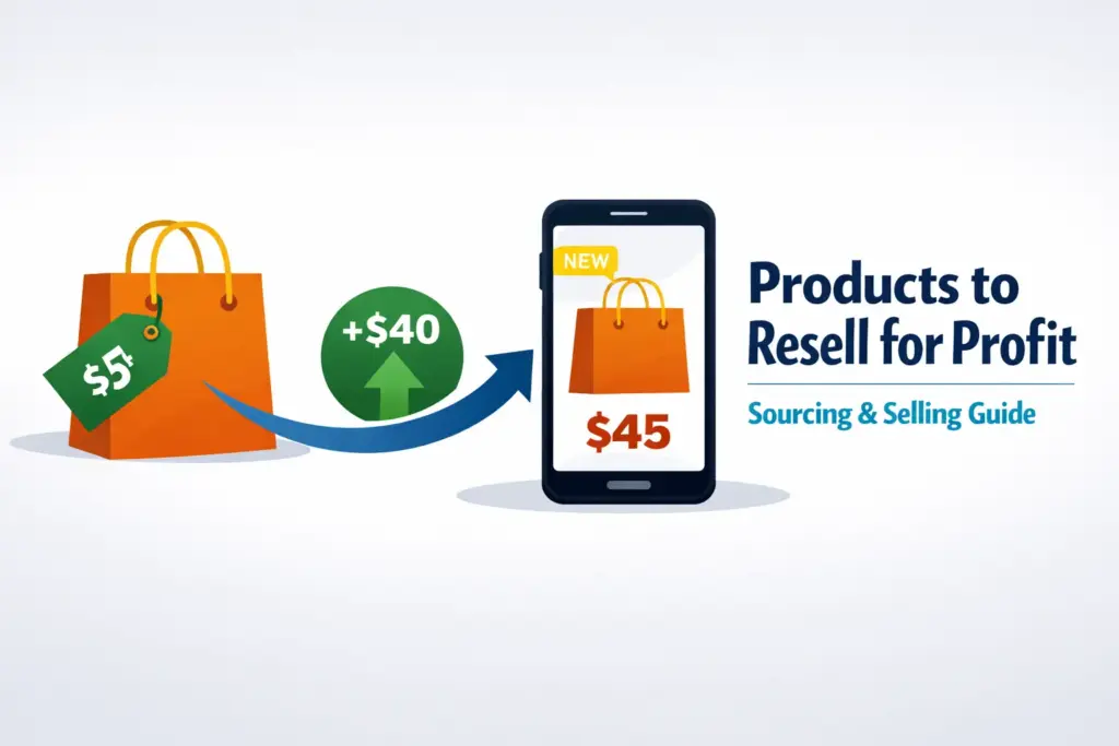 Guide to finding the best products to resell for profit online