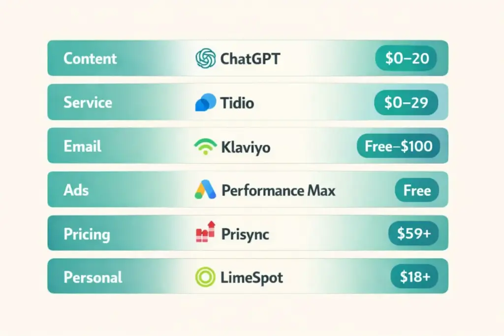 ai-tools-ecommerce-by-function